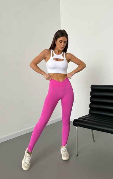 Бесшовные женские лосины из пуш-ап (push-up) из микрофибры Sirene 1012 розовый 1012-рожевий-s фото