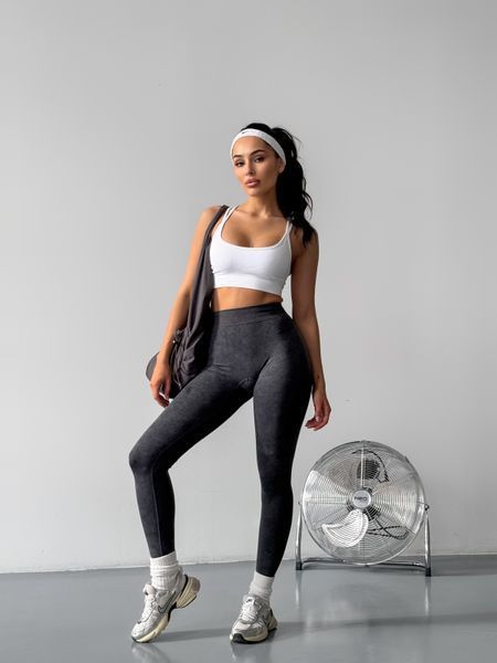 Безшовні жіночі лосини з мікрофібри з push-up ефектом Blaze 1123 графіт 1123-графіт-s фото