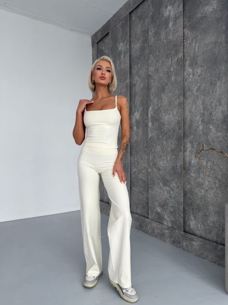 Женские лосины клёш Flex из микрофибры 1300 шампань 1300-шампань-s фото