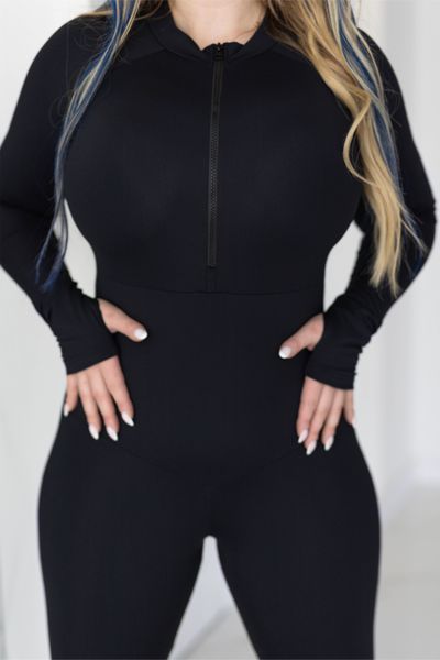 Спортивний комбінезон Catwoman з біфлексу 1150-1 чорний 1150-1-чорний-l фото